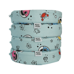 Stack of Baby Shark™ x Roo & You™ Stepping Stones in light blue ocean-themed print.