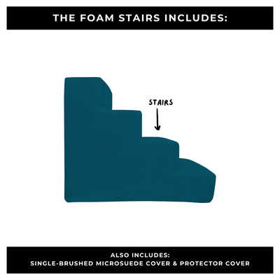 Foam Stairs - Microsuede