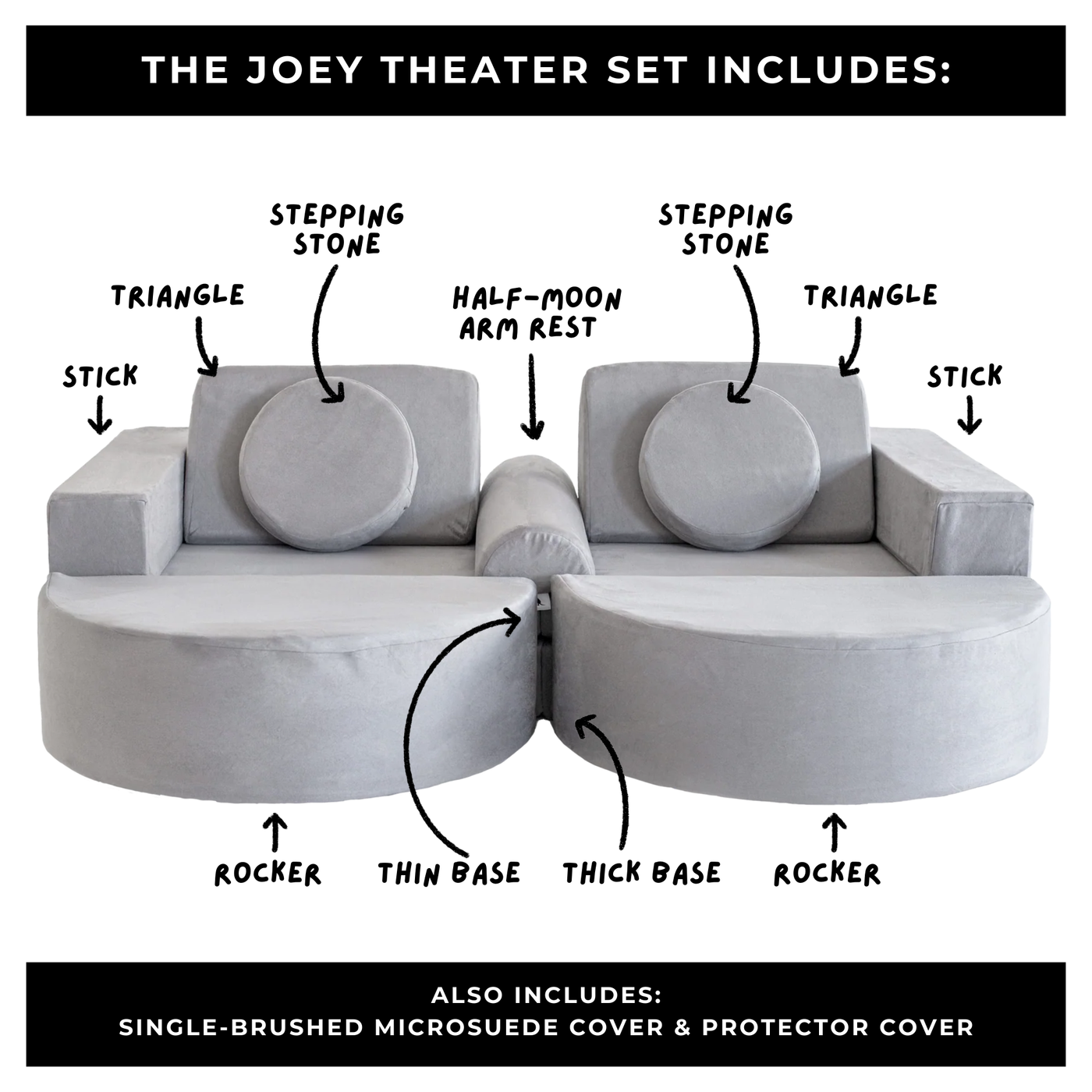 The Joey Theater Set - Microsuede