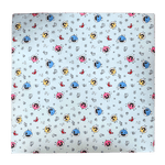 Flat lay of Baby Shark™ x Roo & You™ Play Mat Cover with colorful character print.