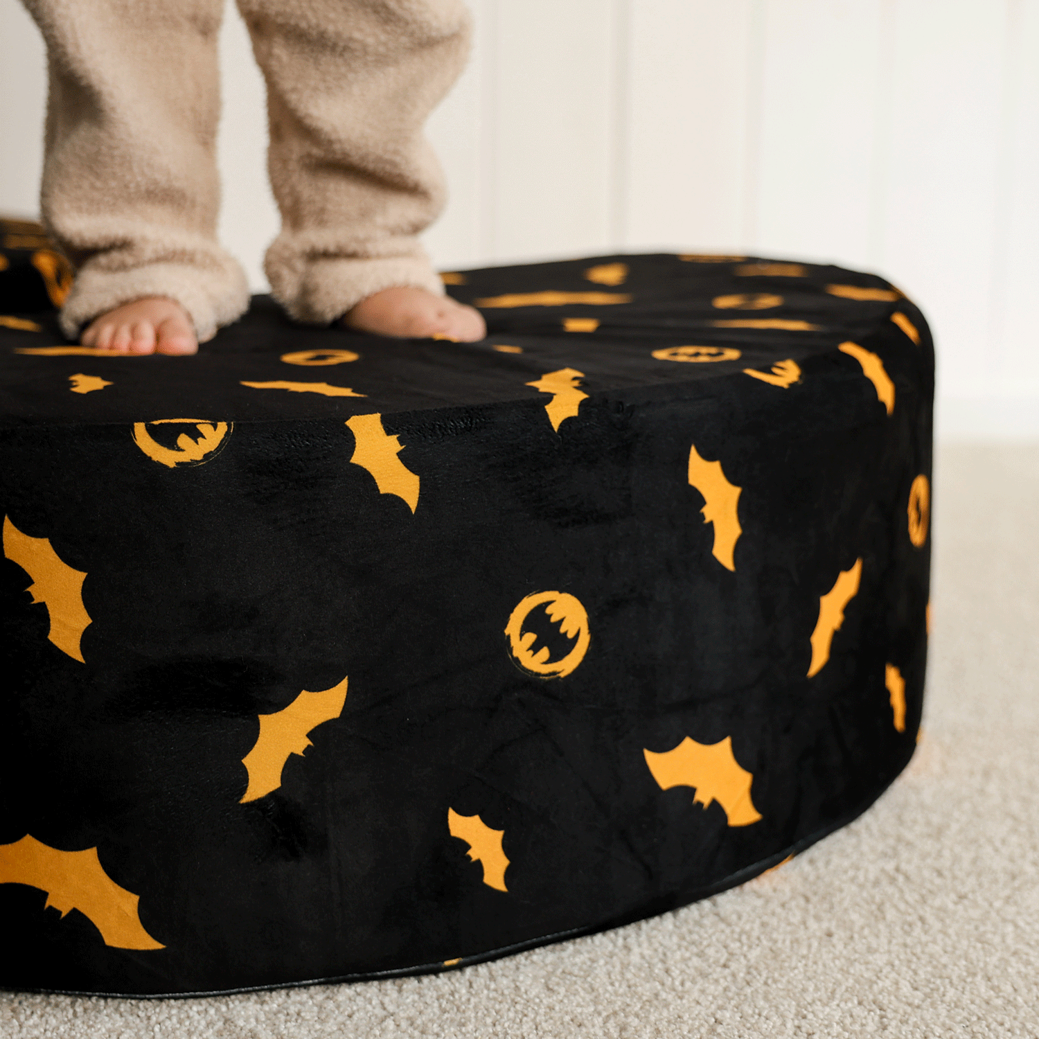 Child playing with Batman™ x Roo & You™ Rocker Set
